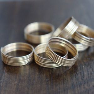 Gold Stacking Rings